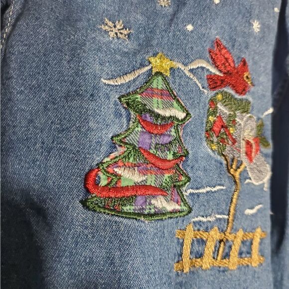 Basic Edition VTG Christmas Shirt Size XL - Picture 6 of 12